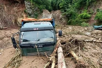 Hình ảnh mưa lũ tàn phá khủng khiếp ở Mường Lát