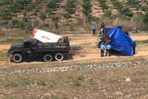 Máy bay quân sự rơi: Đưa 2 phi công tử nạn về nhà tang lễ Quân y 87