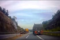 Xác minh xe container cố tình đi ngược chiều cao tốc dài nhất Việt Nam