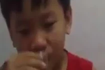 Vụ cha ép con uống rượu: Có thể xử lý hình sự tội hành hạ người khác