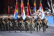 Đa sắc màu đội hình tổng hợp luyện chuẩn bị cho Đại lễ 30/4