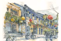 Ký họa tuyệt vời về Việt Nam của nữ họa sĩ Mỹ (2)