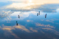 Ngắm biển vô cực đẹp huyền ảo ở Thái Bình