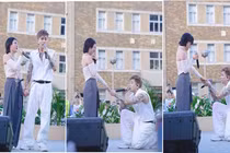 Sự thật Chi Dân quỳ gối cầu hôn cô gái bí ẩn tại Nhật 