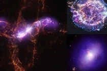 Đài thiên văn chụp được "thần chết màu tím" mắt người khó thấy