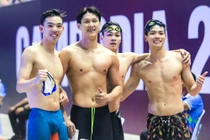 SEA Games 32: Ngắm body đẹp như tạc của ĐT bơi lội Việt Nam