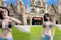 Diện đồ này đi công viên, gái xinh nhận về ý kiến trái chiều