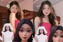 Tò mò trước nhan sắc thật của hot girl TikToker giấu mặt Quỳnh Bei