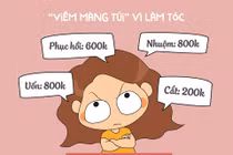 Nỗi khổ làm tóc dịp Tết, hội chị em khóc cạn cả nước mắt