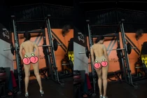 Hot girl PT chọn trang phục tới phòng gym khiến người xem choáng váng