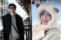 V-League tạm nghỉ, Đoàn Văn Hậu và vợ top 10 Hoa hậu làm gì?