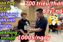 Khoa Pug tiết lộ mức lương của nhân viên phục vụ quán lẩu