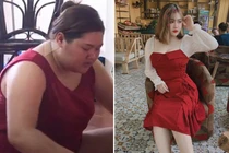 Nặng gần 1 tạ, gái xinh Hà thành có màn giảm cân "thần sầu"
