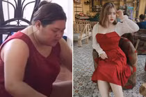 Nặng gần 1 tạ, gái xinh Hà thành có màn giảm cân "thần sầu"