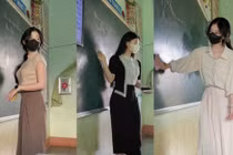 Cô giáo tiểu học có gu ăn mặc trendy chẳng kém fashionista