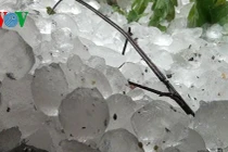 Không khí lạnh tràn về gây mưa lớn có khả năng xuất hiện mưa đá