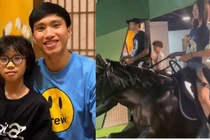 Đoàn Văn Hậu lấy lòng nhà vợ, anh em lấy giấy bút học hỏi 