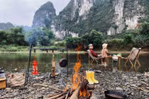 Du lịch dã ngoại được lòng giới trẻ dịp nghỉ Tết Nguyên đán