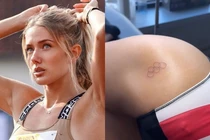 Hot girl điền kinh Đức khoe hình xăm gợi cảm