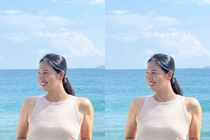 Ánh Viên nhận "100 điểm" từ netizen cho ảnh đi biển