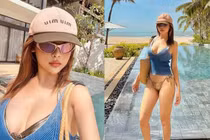 "Phú bà" Huyền Baby iện áo tắm khoe sắc vóc nuột nà