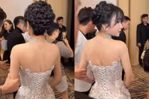Dân mạng "chết mê" với bóng lưng của "vợ hai đại gia Minh Nhựa"