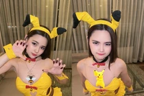 Xuất hiện phiên bản Pikachu cực gợi cảm với trang phục mỏng manh