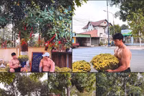 Xuất hiện trai đẹp 6 múi cực phẩm bán hoa phục vụ Tết