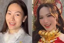 Cô dâu Cần Thơ đeo 20 cây vàng có màn biến hình gây sốt