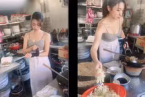 "Hot girl bán cơm rang" được dân mạng bàn tán xôn xao là ai?