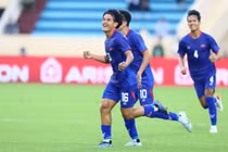 Chào sân SEA Games 31, U23 Campuchia thắng tưng bừng trước U23 Lào