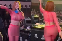 Nữ DJ hot nhất Hàn Quốc diện đồ xuyên thấu gây tranh cãi