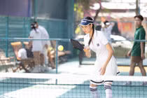 Vợ siêu mẫu của Mạc Hồng Quân say mê với pickleball