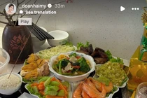 Vợ Văn Hậu khoe mâm cỗ đẹp nhận vạn lời khen từ netizen