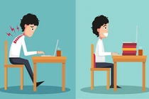 Những tư thế ngồi làm việc đúng giúp hạn chế đau mỏi vai gáy 