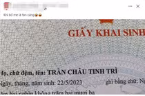 Đặt tên cho con, bố mẹ trẻ vấp phải phản ứng từ dân mạng