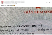 Đặt tên cho con, bố mẹ trẻ vấp phải phản ứng từ dân mạng