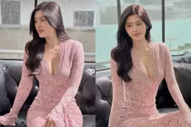 Cựu "gà cưng" Vũ Khắc Tiệp mê váy xẻ sâu với chiều cao khủng