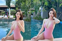 Gái một con đẹp nhất Trung Quốc diện monokini khoe body triệt để