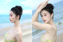 Jun Vũ chơi lớn, diện váy xuyên thấu lấp ló vòng 1