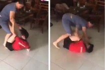 Xôn xao clip mẹ chồng và con dâu lao vào đánh nhau chửi bới loạn