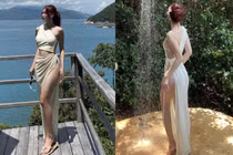 Bạn gái Văn Thanh rời bỏ đồ công sở nóng bỏng khó tin