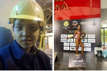 Nữ công nhân 9X lột xác đổi đời thành "búp bê cơ bắp"