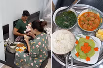 Nấu cơm cho vợ bầu, Lê Anh Nuôi gây chú ý