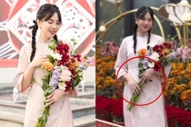 Mai Ngọc lộ bụng bầu được khen ngoại hình ngày càng xinh