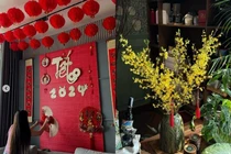 Bạn gái Đặng Văn Lâm trang hoàng nhà cửa, háo hức chờ đón Tết