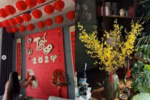 Bạn gái Đặng Văn Lâm trang hoàng nhà cửa, háo hức chờ đón Tết