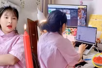 Đu trend "học đến khi nén tắt", cô gái tạo ra cái kết... ngả mũ