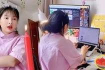 Đu trend "học đến khi nén tắt", cô gái tạo ra cái kết... ngả mũ