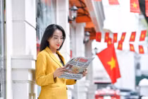 Con ngõ cờ hoa thu hút giới trẻ nghỉ lễ Quốc khánh 2/9